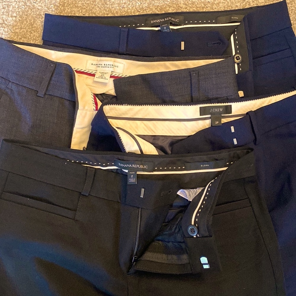 Bundle: Banana Repbulic/J. Crew Work Pant Bundle 2P